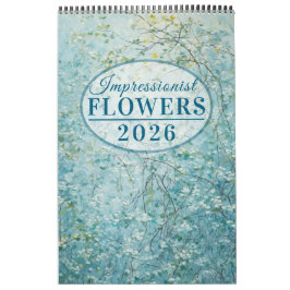 Impressionistische Bloemen 2026 Kalender