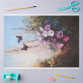Impressionistische bloemen en vlinders Decoupage Tissuepapier (Craft)