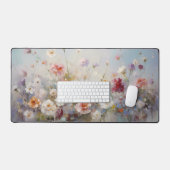 Impressionistische bloemenkunst - levendige tuin b bureaumat (Keyboard & Muis)