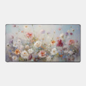 Impressionistische bloemenkunst - levendige tuin b bureaumat (Voorkant)