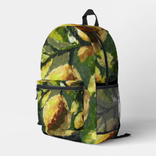 Impressionistische citroenen Citrus Citrus Fruit G Bedrukte Rugzak