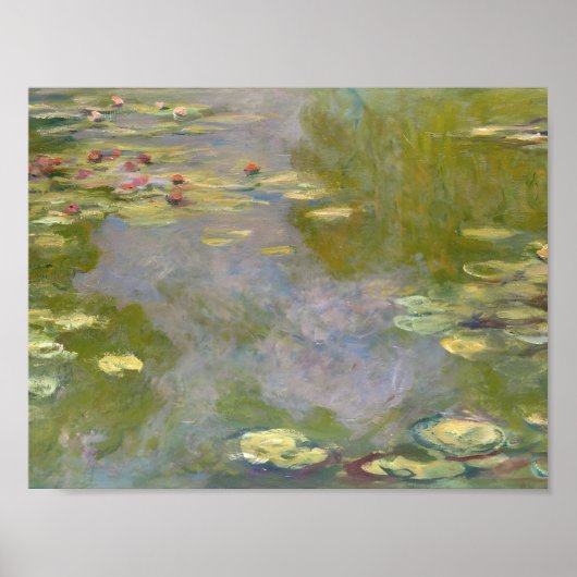Impressionistische elegantie: Claude Monet Waterle Poster (Voorkant)