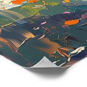 Impressionistische geboorte van Venus Poster (Hoek)