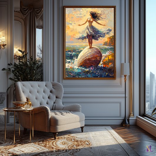 Impressionistische geboorte van Venus Poster