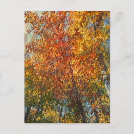 impressionistische herfst briefkaart (Voorkant)