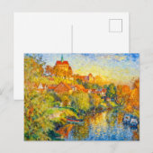 Impressionistische herfstbeeld van de Dom van Have Briefkaart (Voorkant / Achterkant)