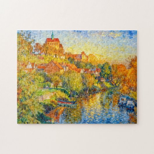 Impressionistische herfstbeeld van de Dom van Have Legpuzzel (Horizontaal)