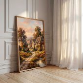 Impressionistische herfstcanvas-wandkunst poster