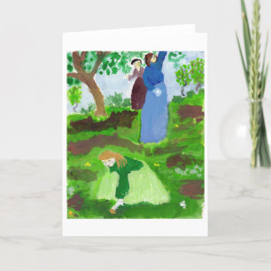 Impressionistische hommage kaart