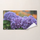 Impressionistische hydrangea bad handdoek (Handdoek)