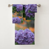 Impressionistische hydrangea bad handdoek (Insitu)
