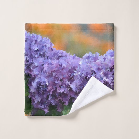 Impressionistische hydrangea bad handdoek (Wasdoekje)