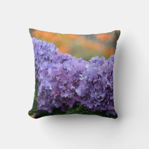 Impressionistische hydrangea Pillow Kussen