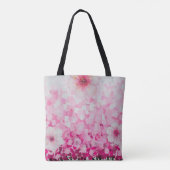 Impressionistische kersenbloesems tote bag (Achterkant)