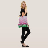 Impressionistische kersenbloesems tote bag (Op model)