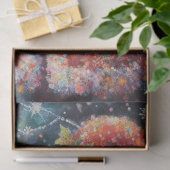 Impressionistische Kerstman Kerstdecoupage Tissuepapier (Geschenk)