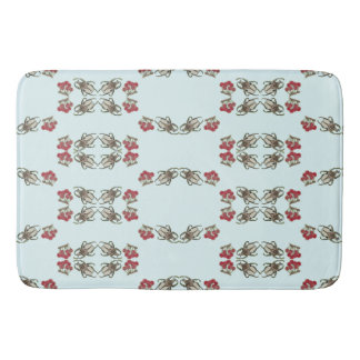 Impressionistische Kever & Kersen Waterverf Patroo Badmat