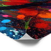 Impressionistische Kleurrijke Pop Art Boxer Dog Pa Poster (Hoek)