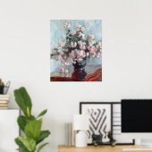 impressionistische kleurrijke stilleven bloemschik poster (Thuiskantoor)
