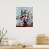 impressionistische kleurrijke stilleven bloemschik poster (Keuken)