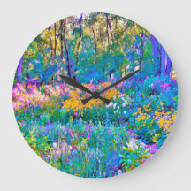 Impressionistische kleurrijke tuinlandschapsbloeme