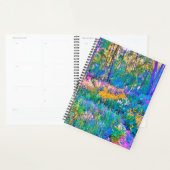 Impressionistische kleurrijke tuinlandschapsbloeme planner (Display)