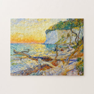 Impressionistische kliffen op Ruegen-eiland met Ba Legpuzzel