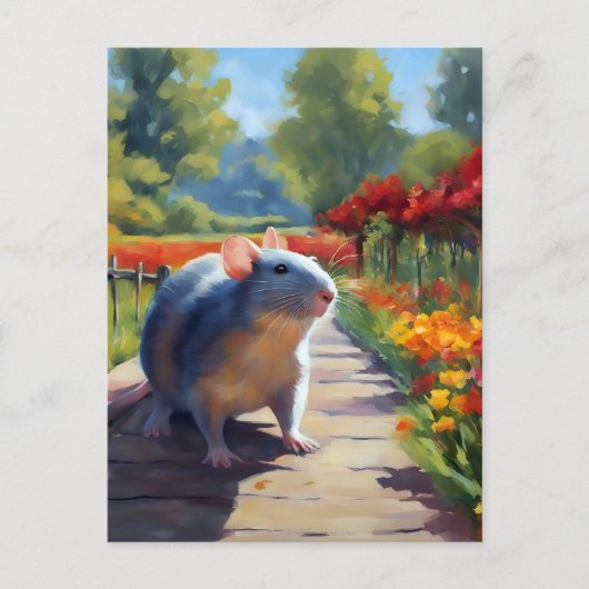 Impressionistische kunst briefkaart (Voorkant)