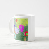 Impressionistische kunst koffiemok (Voorkant links)