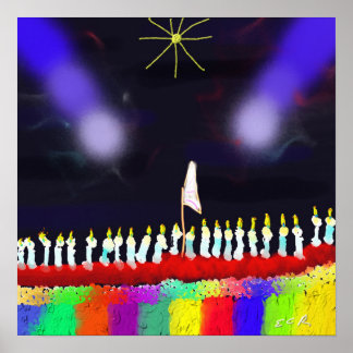 Impressionistische Kunst - Op het podium Poster