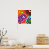 Impressionistische kunst poster (Keuken)