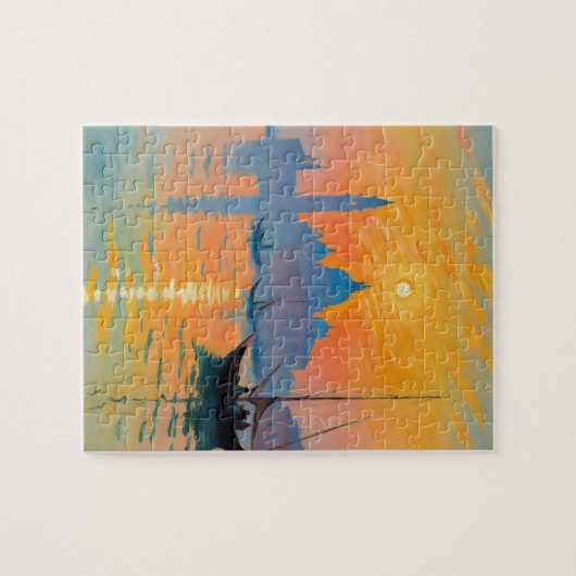 Impressionistische kunst: San Giorgio Maggiore bij Legpuzzel (Horizontaal)