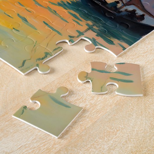 Impressionistische kunst: San Giorgio Maggiore bij Legpuzzel (Zijkant)