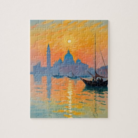 Impressionistische kunst: San Giorgio Maggiore bij Legpuzzel (Verticaal)