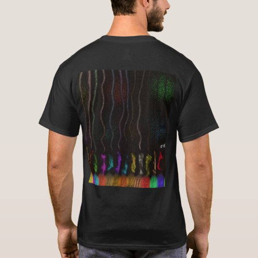 Impressionistische Kunst T-shirt (Achterkant)
