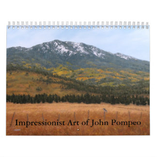 Impressionistische Kunst van John Pompeo Calendar Kalender