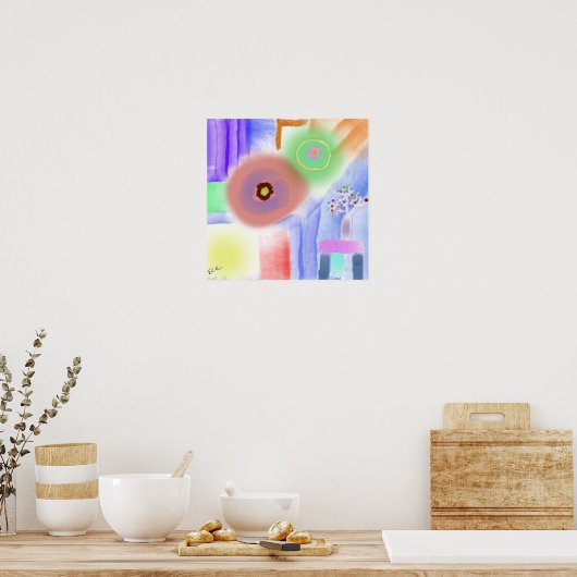 Impressionistische Kunstposter Poster (Keuken)