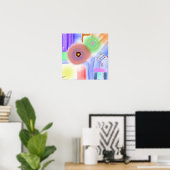 Impressionistische Kunstposter Poster (Thuiskantoor)