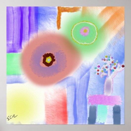 Impressionistische Kunstposter Poster (Voorkant)