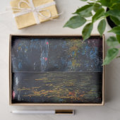 Impressionistische Landschap Willow Lotus Decoupag Tissuepapier (Geschenk)