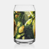 Impressionistische Lemons Hanging from Branch Blikvorm Glas (Rechts)