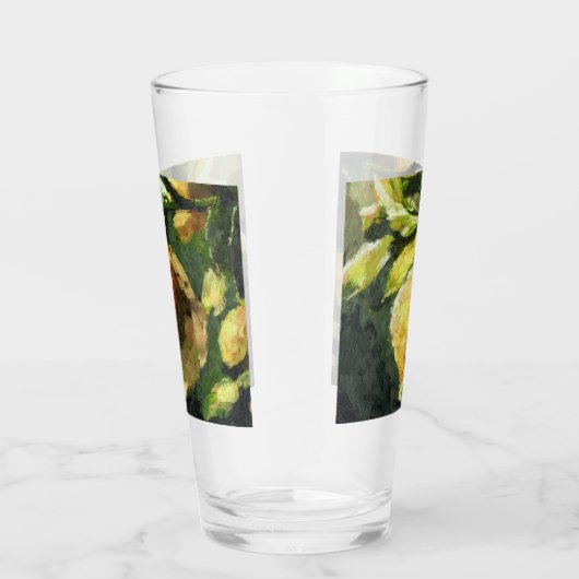 Impressionistische Lemons Hanging from Branch Glas (Rechts)