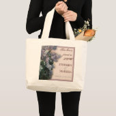 Impressionistische Lilacs - Bride Bridal Jumbo Tas (Voorkant (product))