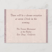 Impressionistische Lilacs - Opvanguitnodiging Informatiekaartje (Voorkant)