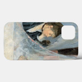 Impressionistische moeder kijkt naar kinderslaap Case-Mate iPhone case (Achterkant (horizontaal))