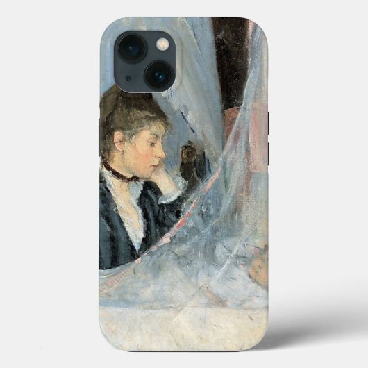 Impressionistische moeder kijkt naar kinderslaap Case-Mate iPhone case (Achterkant)