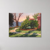 Impressionistische ochtend in het natuurreservaat canvas afdruk (Voorkant)