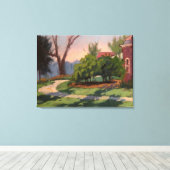 Impressionistische ochtend in het natuurreservaat canvas afdruk (Insitu (Houten vloer))
