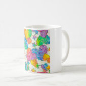 Impressionistische pasteelValentijn Harten Koffiemok (Voorkant rechts)