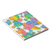 Impressionistische pasteelValentijn Harten Notitieblok (Schuin)